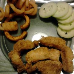A picture of Deep Fried Cajun Catfish Fingers.