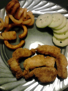 A picture of Deep Fried Cajun Catfish Fingers.