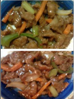 A picture of Amy's Mongolian Beef ..