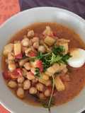 Garbanzos guisados estilo Thai