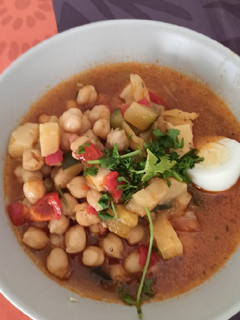 Una foto de Garbanzos guisados estilo Thai