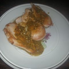 A picture of Chicken with Dijon Mustard sauce.