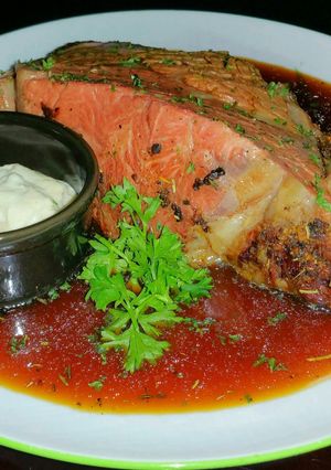 A picture of Mike's EZ Prime Rib.