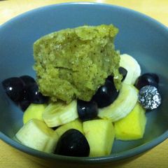 A picture of Kiwi Sorbet.