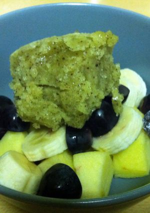 A picture of Kiwi Sorbet.