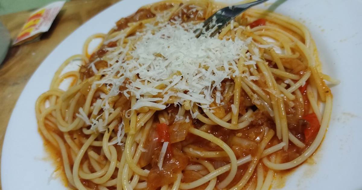  Resep  Spaghetti  bolognese  penuh cinta oleh Siska Yedeka 