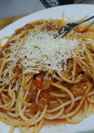 Foto resep Spaghetti bolognese penuh cinta