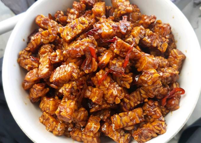 Resep Tempe Kecap IRIT, Bisa Manjain Lidah