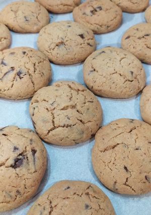 Φωτογραφία της συνταγής Cookies με κομμάτια σοκολάτας..🍫🍪