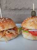 Hamburguesas de salmón