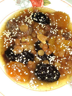 صورة لوصفة مرقة حلوة أو (طاجين حلو)