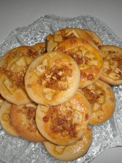 Una foto de Galletas con aceite nuez y manzana
