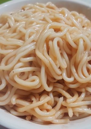 蘑菇鐵板麵 的食譜成品照片