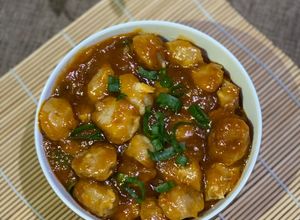 Foto resep Baso urat Saus Asam Manis
