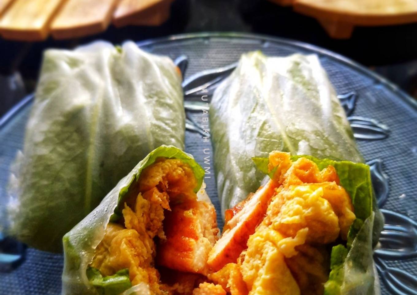 Chicken Pokcoy Wraps (To Diet)
