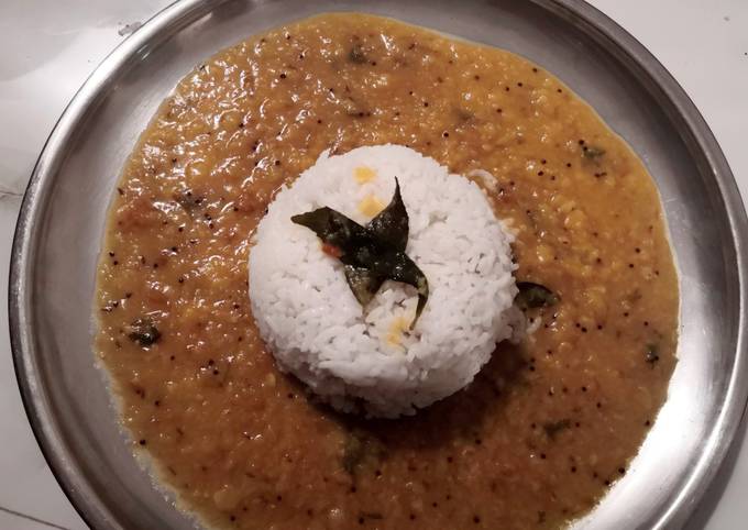 Daal rice Recipe by Priya Malhotra Drishti Panjwani - Cookpad