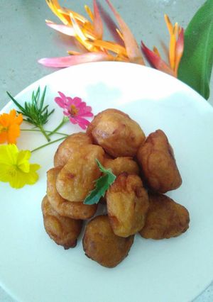 Foto resep Cheesy cabochon (pisang lembut goreng)