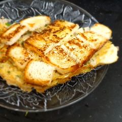 Cheesy Bread Omelette A picture of Cheesy Bread Omelette.