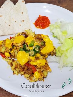 عکسی از دستور خوراک گل کلم