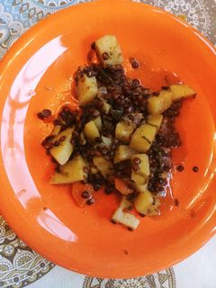 Una foto de Guiso con algas kombu (apto celíacos)