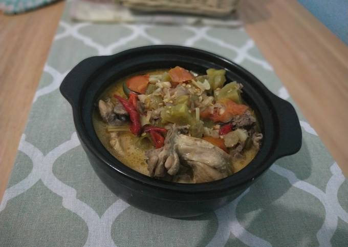 Cara Bikin Garang asem semarang tanpa daun pisang Bahan Sederhana