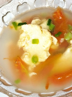 Foto resep Tan Hua Tang (Sup Tomat Telur)