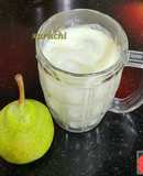 Simple Babugosha/Indian Pear Lassi
