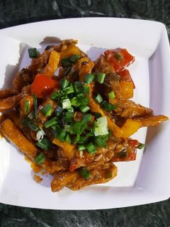 चिल्ली पोटैटो (chilli potato recipe in hindi) रेसिपी मुख्य फोटो