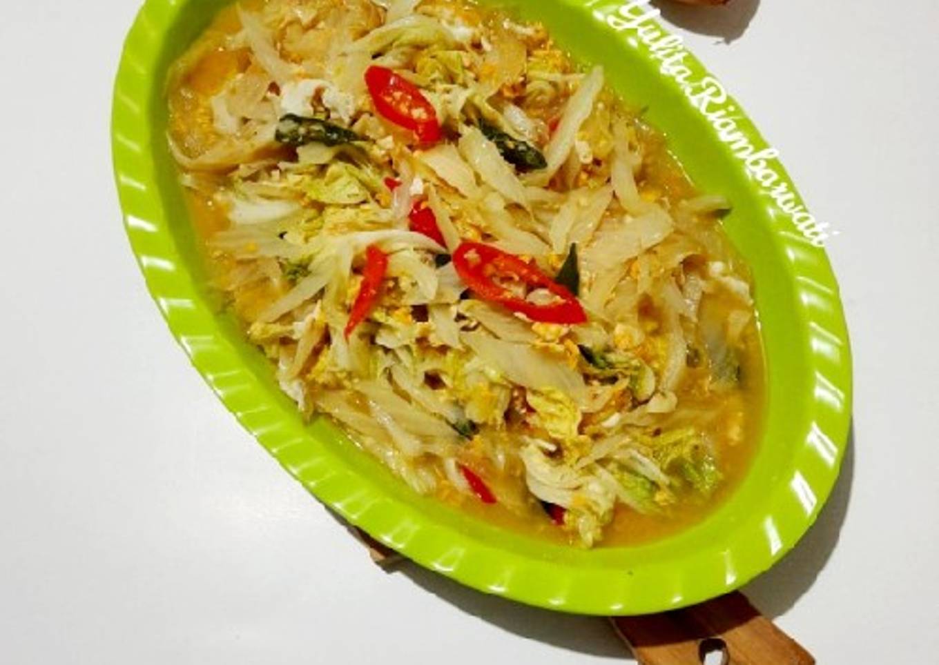 123. Cah Sawi Putih & Telur Bebek