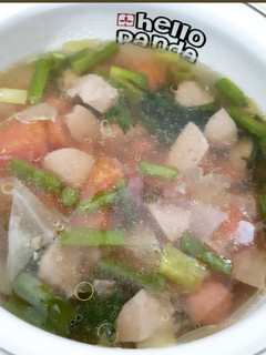 Foto resep Sayur sop baso sosis sederhana