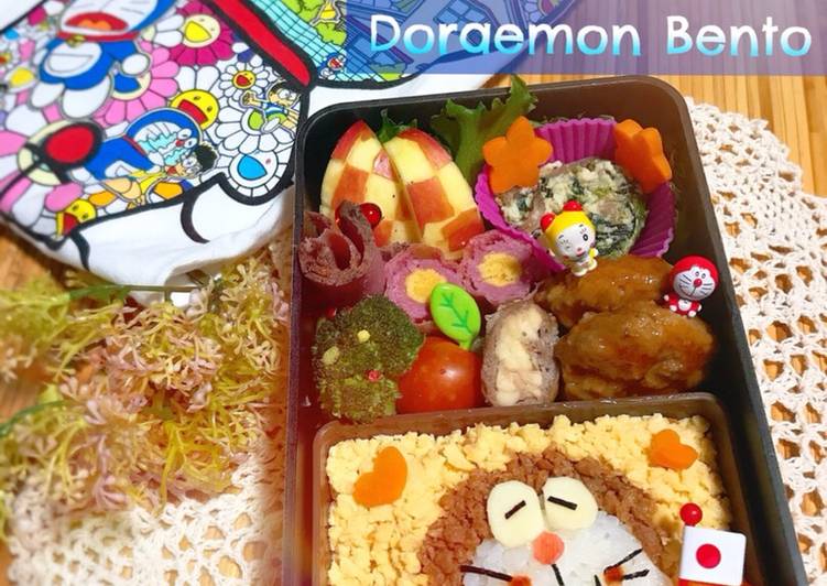 Langkah Mudah untuk Membuat Doraemon soboro Bento, Bikin Ngiler