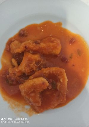 Una foto de Pollo al chilindrón
