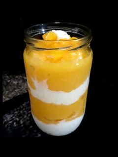 รูปของ 🥭 สมูทตี้มะม่วง (โยเกิร์ต)🥭 Mango Smoothie 🥭
