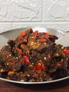 Foto resep Paru balado
