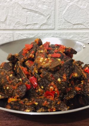 Foto resep Paru balado