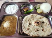 A picture of baked naan