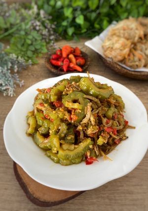 Foto resep Tumis Pare ikan teri - enak dan tidak pahit