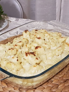 Una foto de Coliflor con bechamel en Thermomix