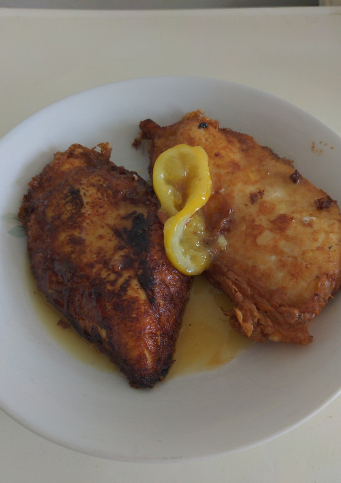 Una foto de Pollo al limón