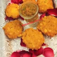 ड्राई फ्रूट्स साबूदाना वड़ा (dry fruits sabudana vada recipe in Hindi)-レシピのメイン写真