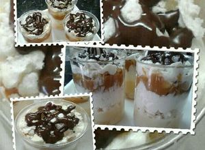 Una foto de Postres en vaso