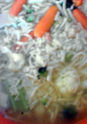 A picture of Chicken And Veggie Soup.