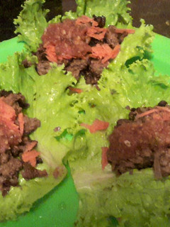 A picture of Beef Lettuce Wraps.