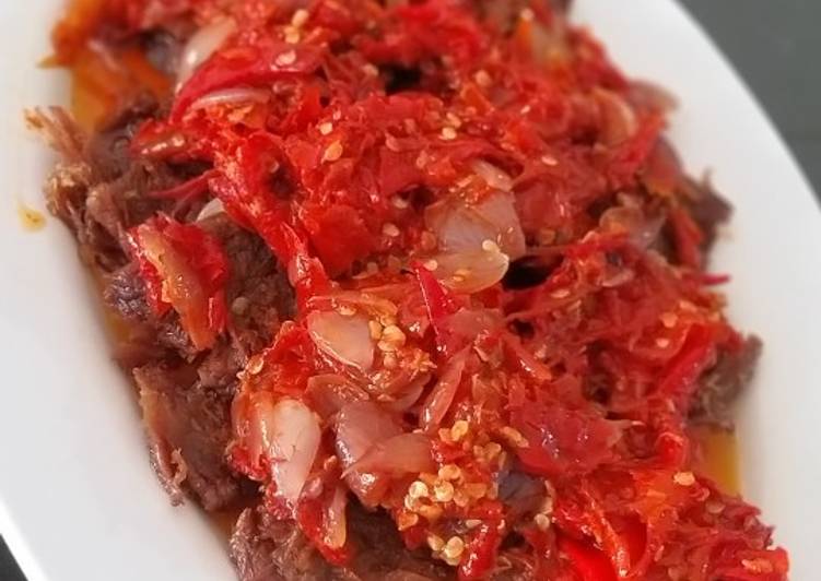 Anti Ribet, Membuat Dendeng Balado Anti Gagal