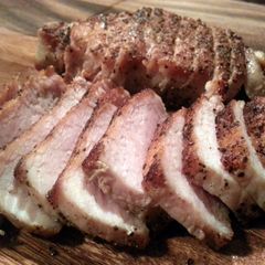 A picture of Seared Boneless Pork Loin Chops.