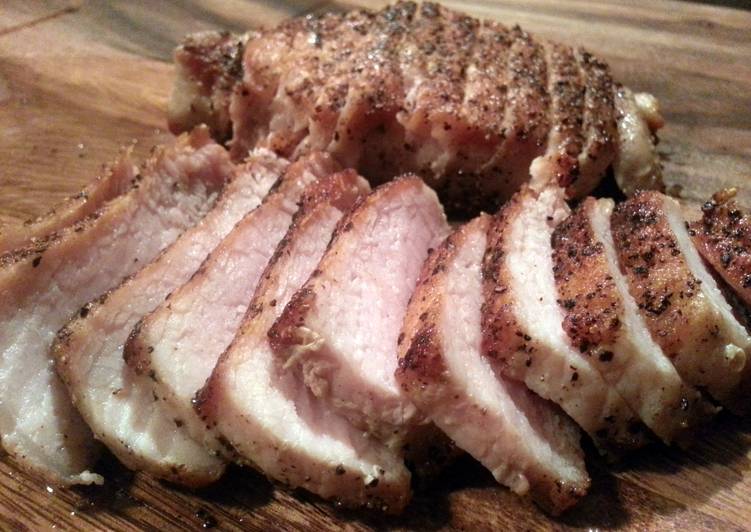 Easiest Way to Prepare Super Quick Homemade Seared Boneless Pork Loin Chops