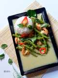 Thai Green Beans Green Curry With Shrimp