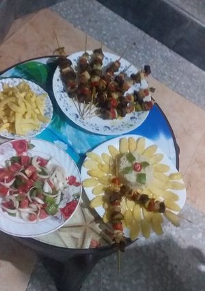 صورة لوصفة اعواد الشواء
