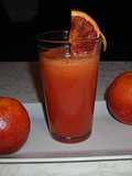 Licuado de naranjas sanguinas