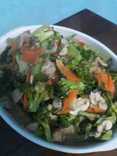 Foto resep Tumis champignon /jamur kancing | capcay sayur-sayuran